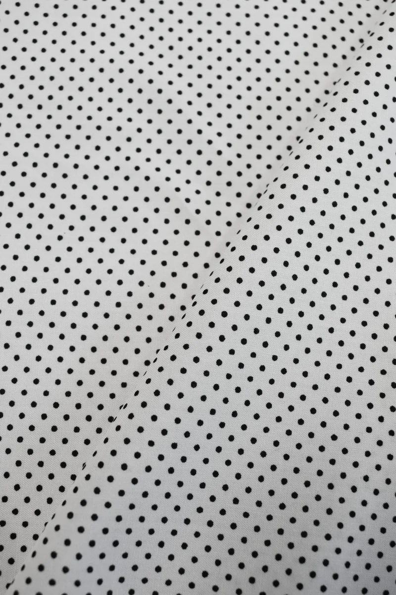 Tela 100% viscosa fantasia a pois