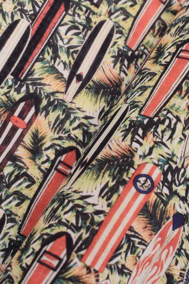 Tela 100% cotone fantasia tropicale