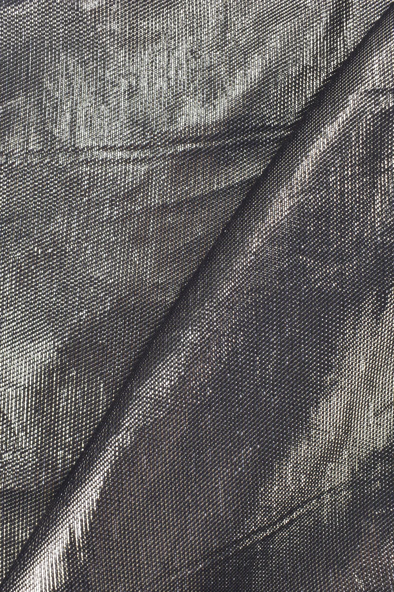 Tessuto misto seta laminato