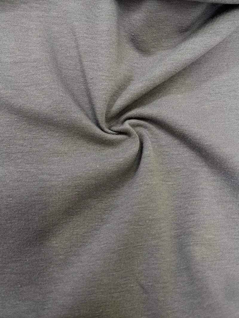 Jersey elasticizzato grigio chiaro