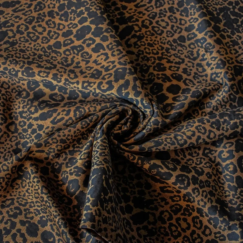Jacquard maculato cotone misto nylon stretch