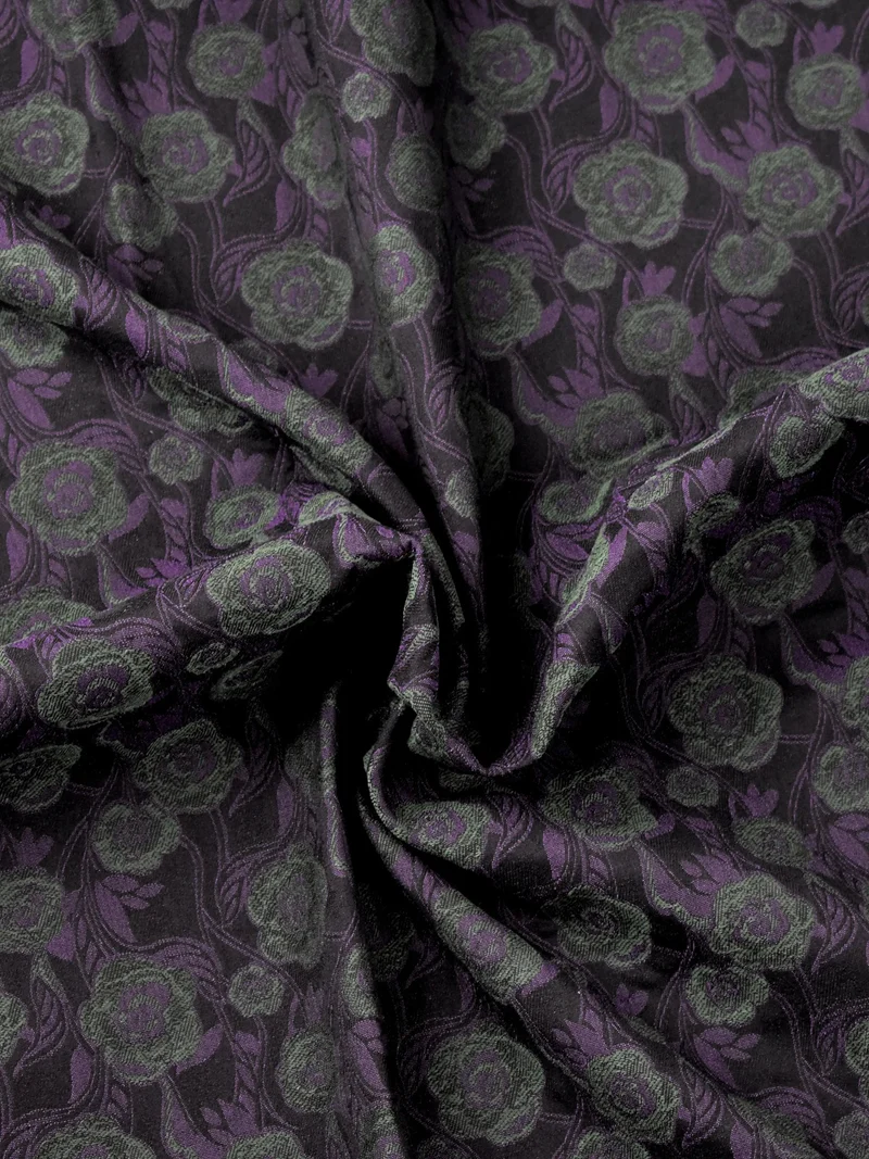 Jacquard fantasia floreale stretch