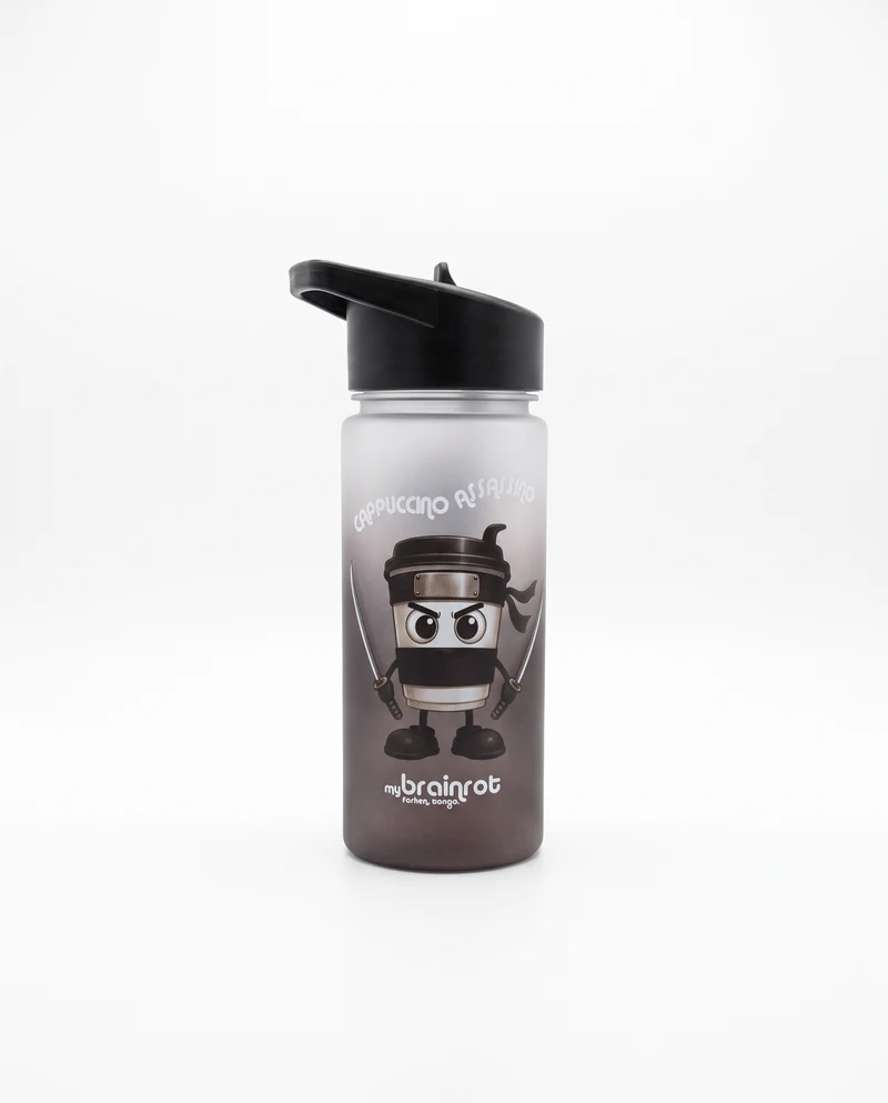 Borraccia 450ml Matt per Bambini - Nero