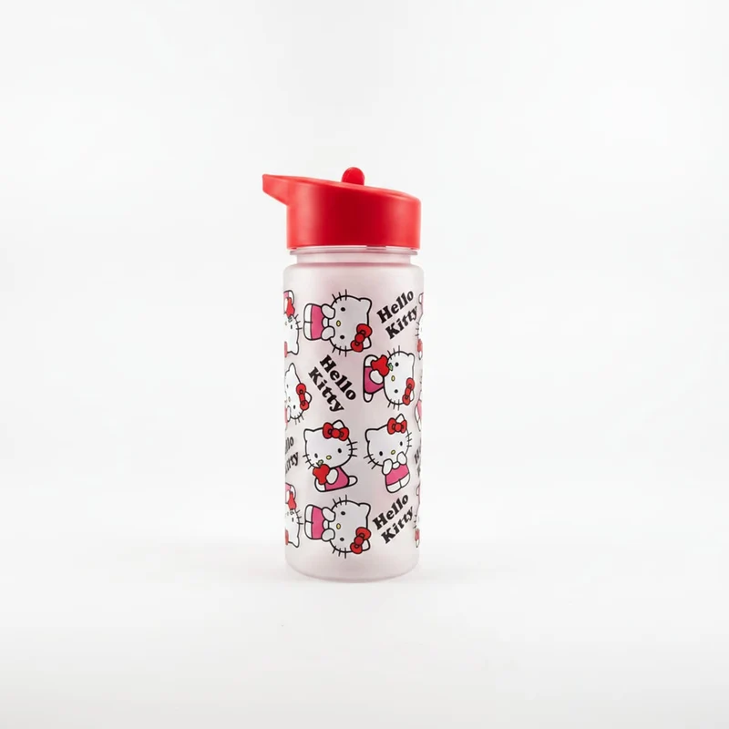 Borraccia 450ml matt con licenze colorate - Rosso