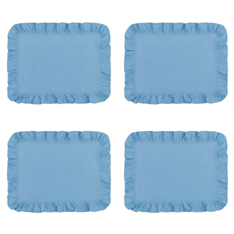 Tovaglietta Odette Rettangolare Azzurra - 4x