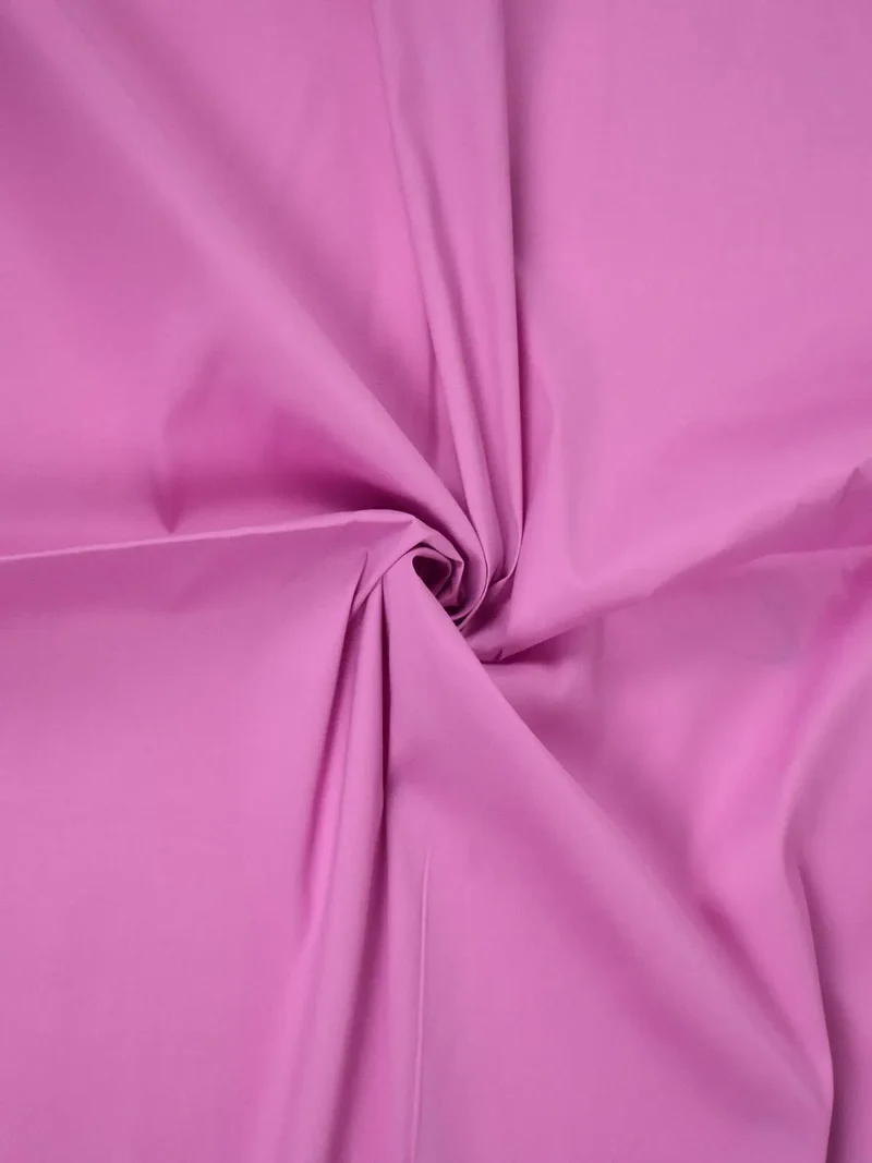 Popeline elasticizzato in cotone rosa