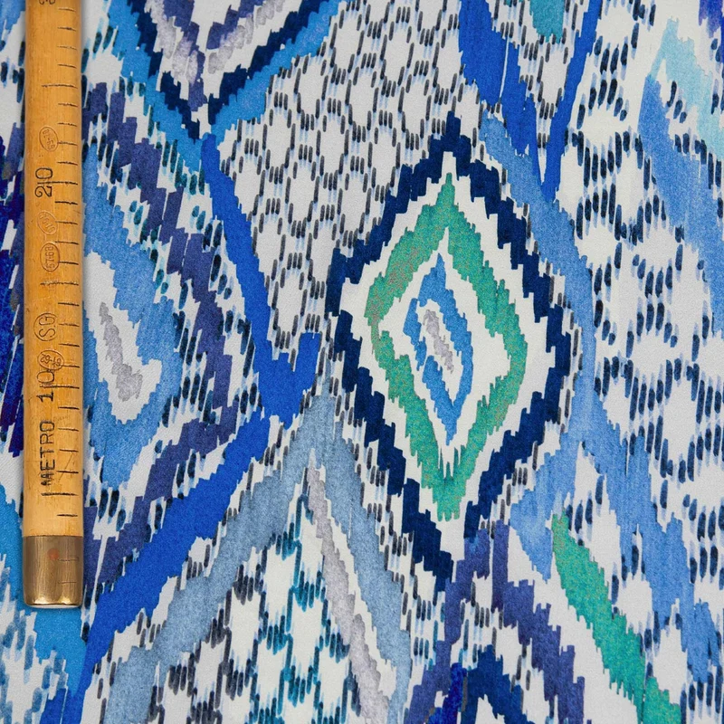 Raso di Pura Seta Stampato - Tapestry