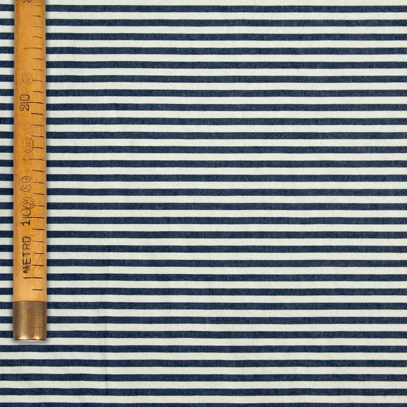 Denim Righe - Classic Blue and White