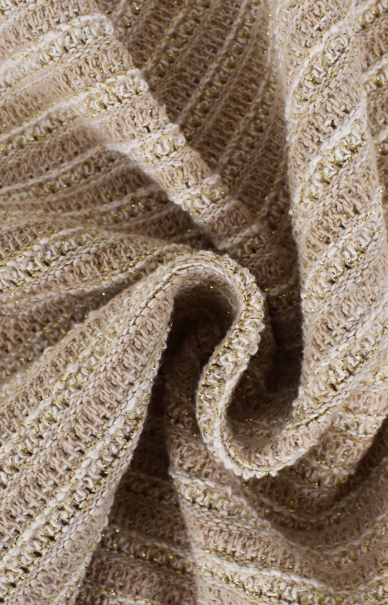 Tessuto a maglia con lurex