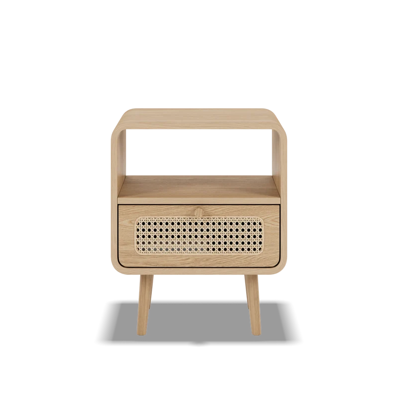 Comodino in legno Nusa
