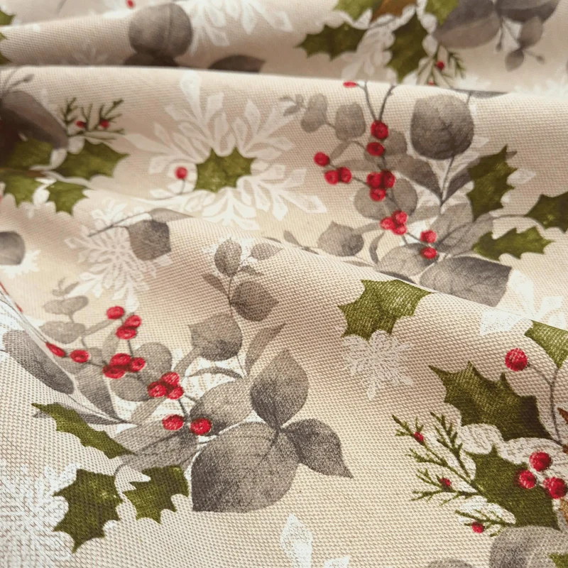 Cotone Fondo Grezzo H 280 cm - AGRIFOGLIO E EUCALIPTO