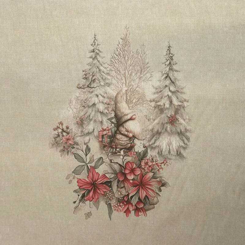 Pannello 45 x 45 cm - GNOMO DELLA FORESTA