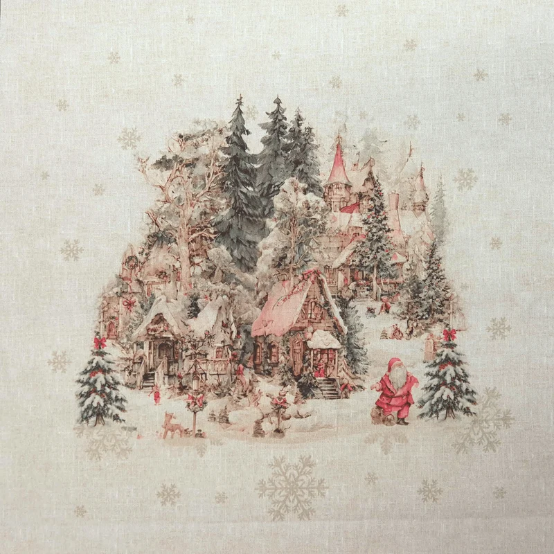 Pannello 45 x 45 cm - IL VILLAGGIO DI BABBO NATALE