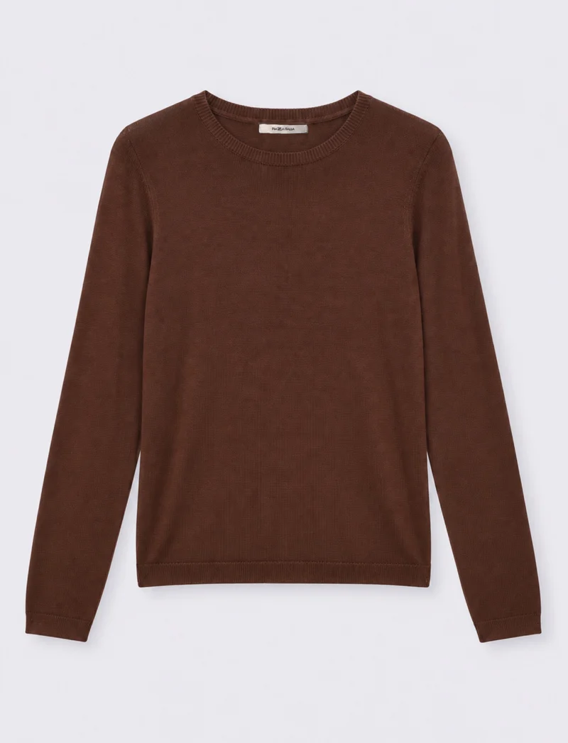 MAGLIA ML BASIC - Marrone