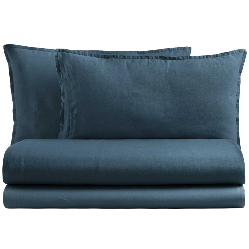 Completo Lenzuola in Lino e Cotone Stonewashed - Sauvage