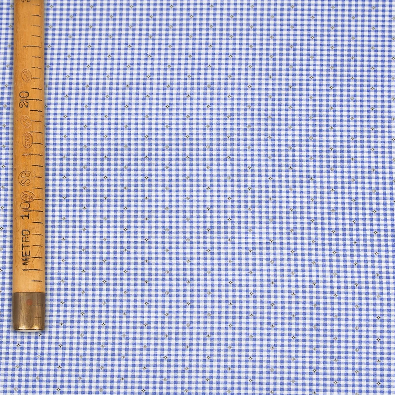 Cotone MicroPrint - Lilliput Quadretto Stellato