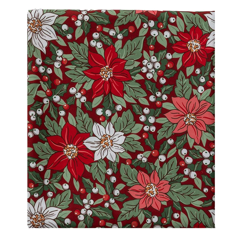 Tovaglia Idrorepellente Lovely Reindeer 140x180 cm Nilufar Bordeaux