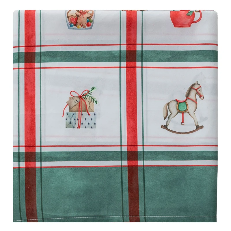 Tovaglia Idrorepellente Stampa Digitale Classy Holly 140x180 cm Jolly Tartan Multicolor