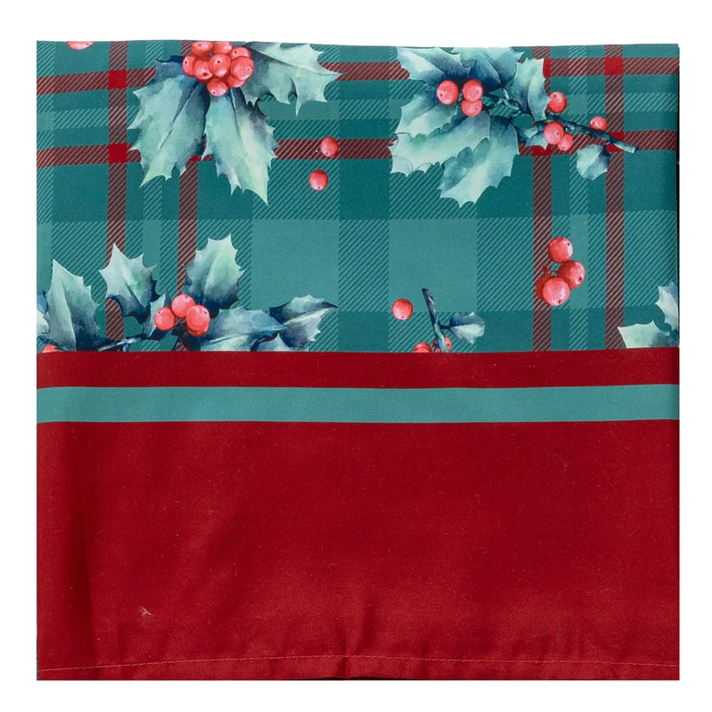 Tovaglia Idrorepellente Stampa Digitale Classy Holly 140x240 cm Hollian Green