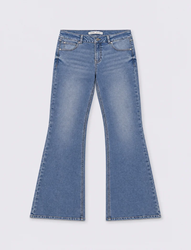 JEANS SVASATO VITA BASSA - Denim