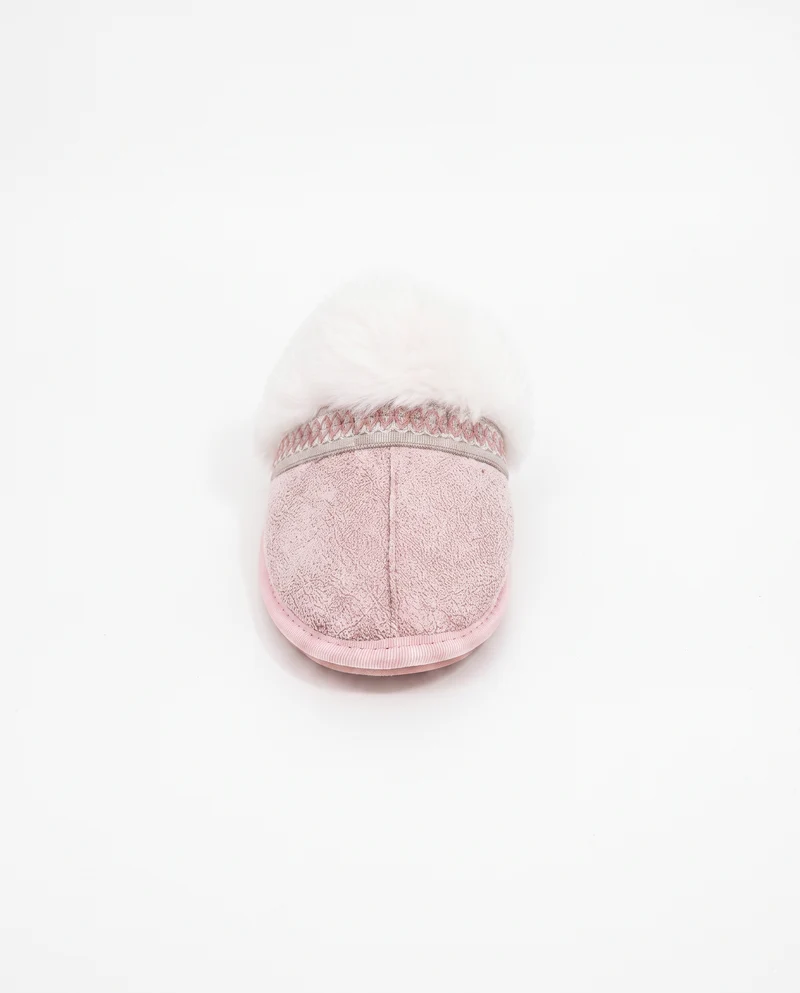 Pantofola invernale da effetto furry - Rosa