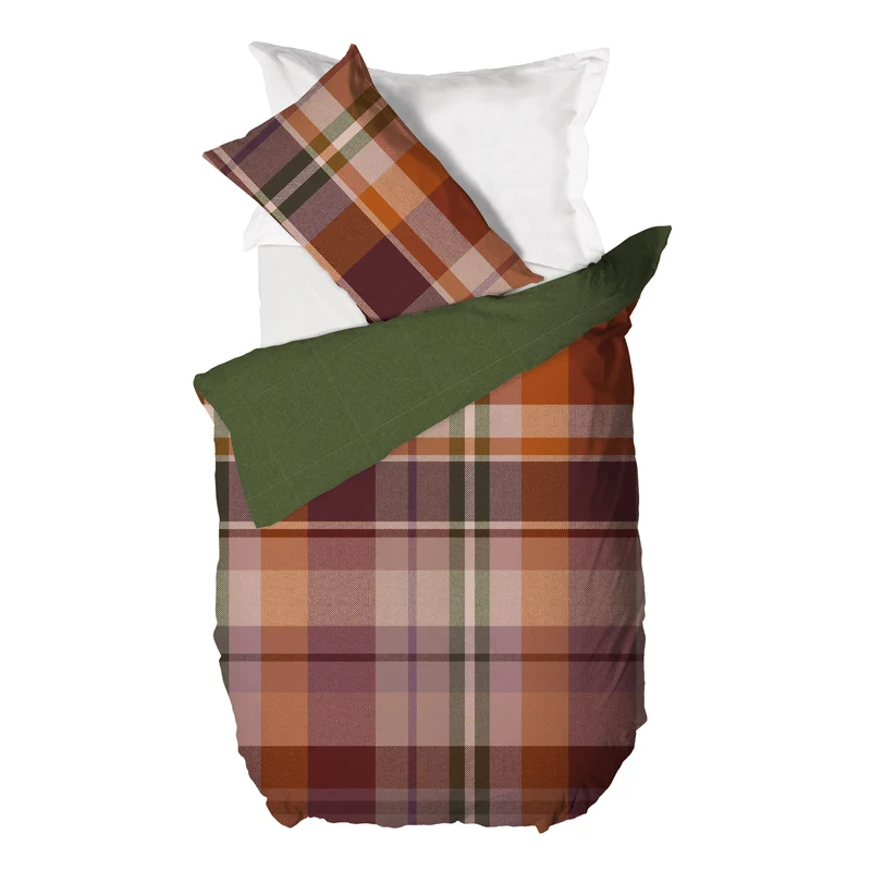 Parure Copripiumino Singola in Cotone con Stampa - Fantasia Wrap Me Ralph Rust