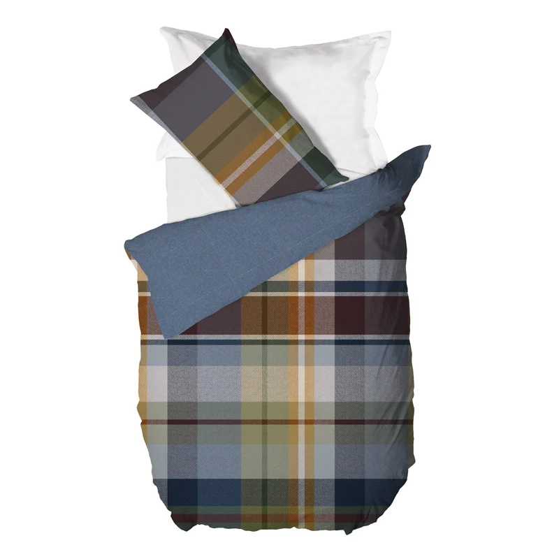 Parure Copripiumino Piazza e Mezza in Cotone con Stampa - Fantasia Wrap Me Ralph Blue