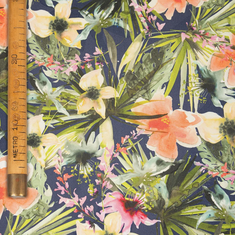 Tencel Lyocell Stampato - Tahiti