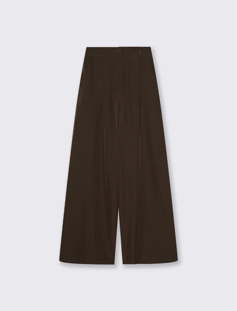 PANTALONE PALAZZO - Moro
