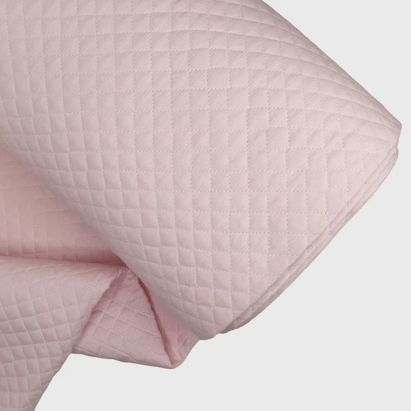 Trapuntato in piquet di cotone H 140 cm - ROSA BABY