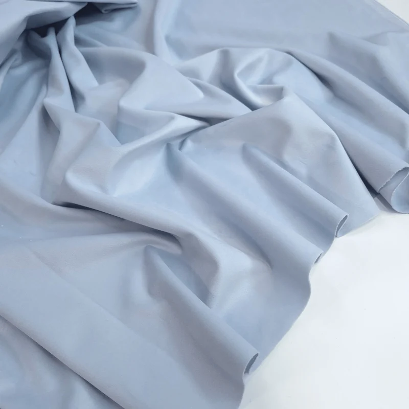 Velluto Liscio H 150 cm - AZZURRO
