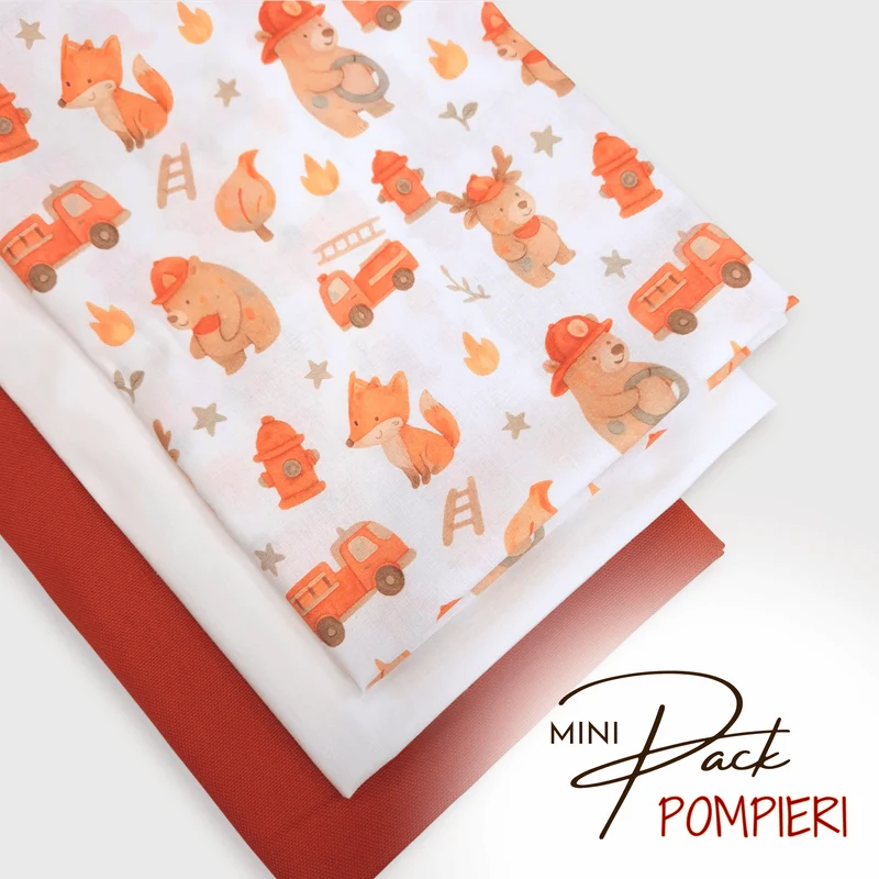 MINI PACK POMPIERI - 3 pezzi 70 x 100 cm
