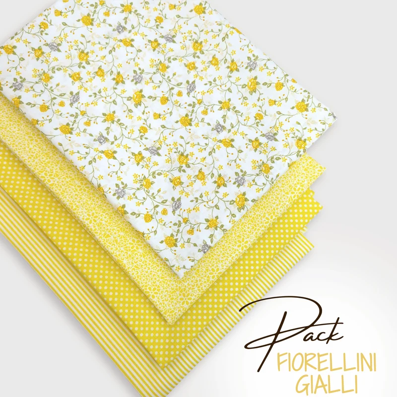 PACK FIORELLINI GIALLI - 4 pezzi 70 x 100 cm