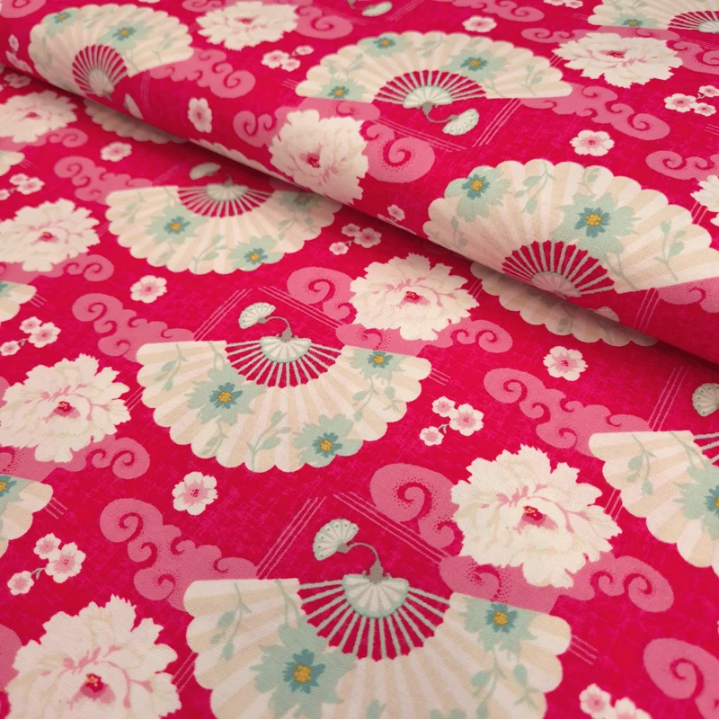 Cotone Americano H 110 cm - VENTAGLI E PEONIE