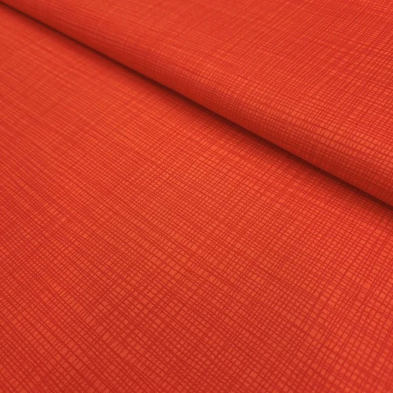 Cotone Americano H 110 cm - TEXTURE ROSSO/ARANCIO