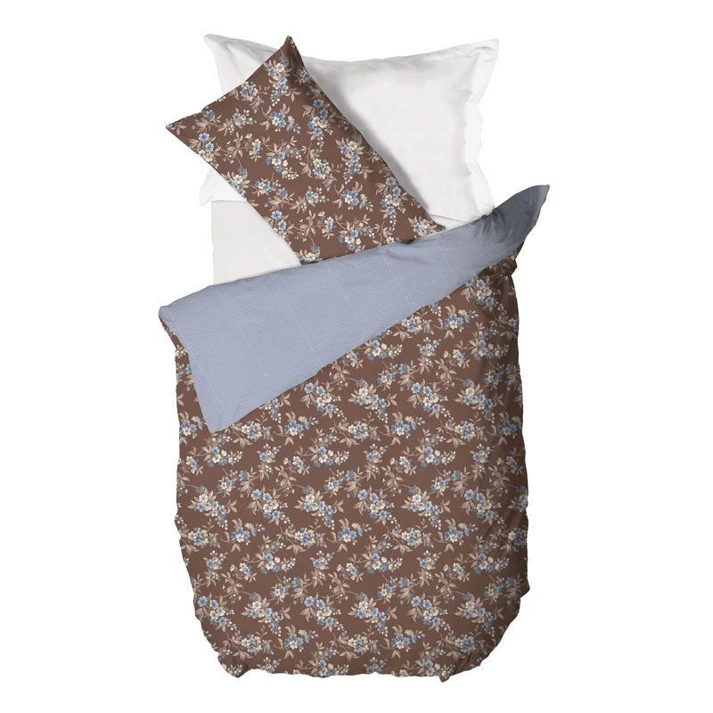 Parure Copripiumino Piazza e Mezza in Cotone con Stampa - Fantasia Dream Me Amber Brown