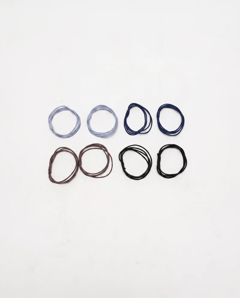 Set elastici con nodi - Nero