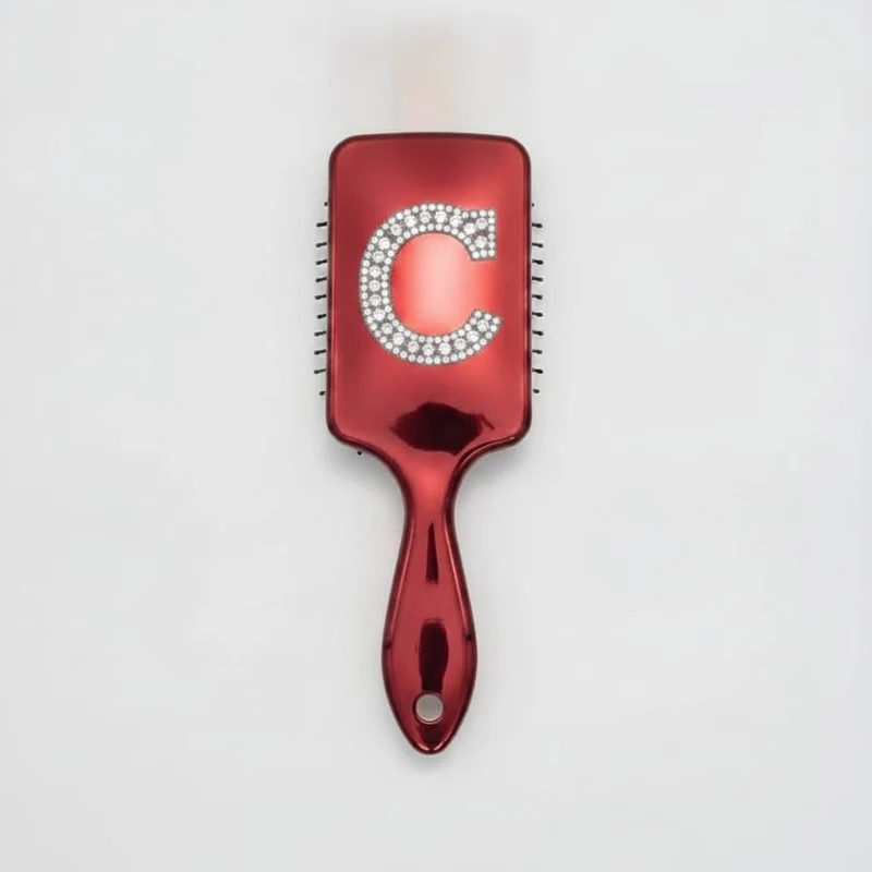 Spazzola donna con lettera - var 2