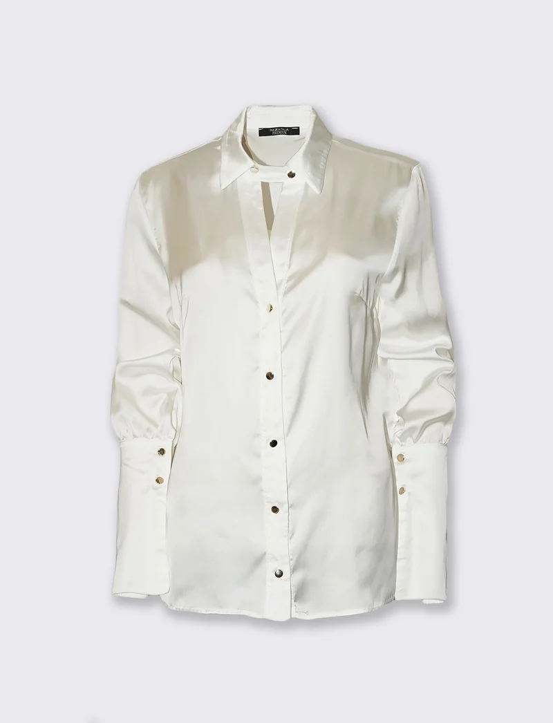 Camicia manica lunga - Bianco