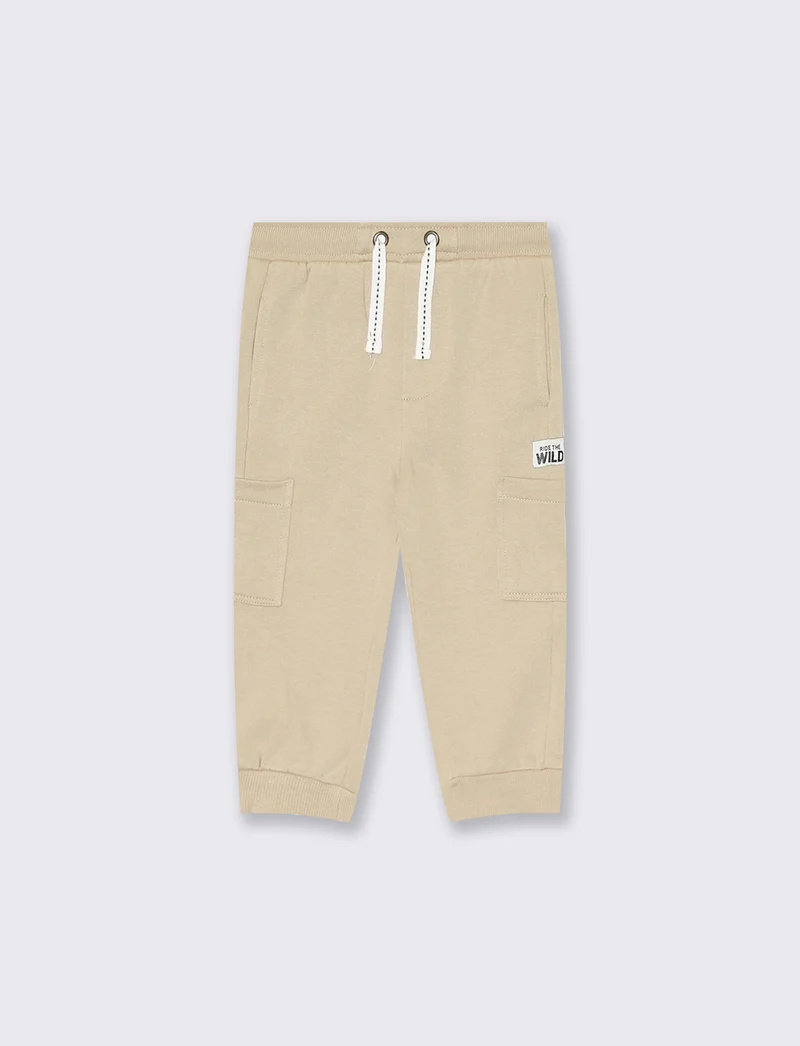 Pantafitness jogger dallo stile sportivo - Beige
