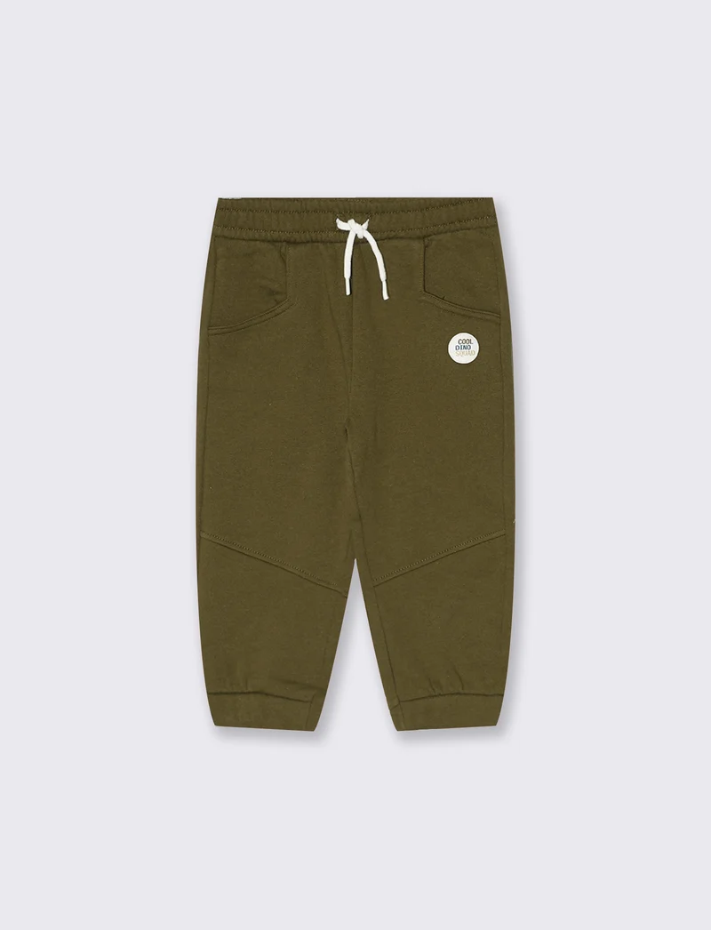 Pantafitness e Jogger in felpa casual - Verde militare