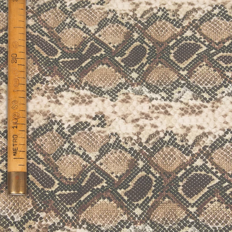 Raso di Cotone Stampato - Snake