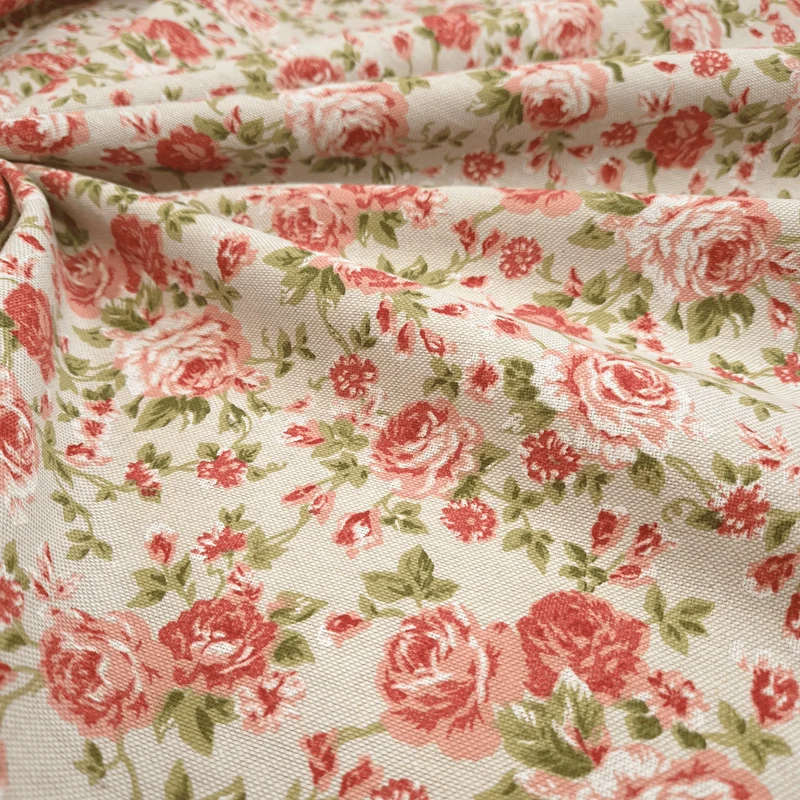 Cotone Fondo Grezzo H 280 cm - ROSELLINE CORALLO