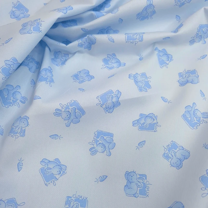 Piquet millerighe H 150 cm - COORDINATO BABY CONIGLIETTI E CAROTINE