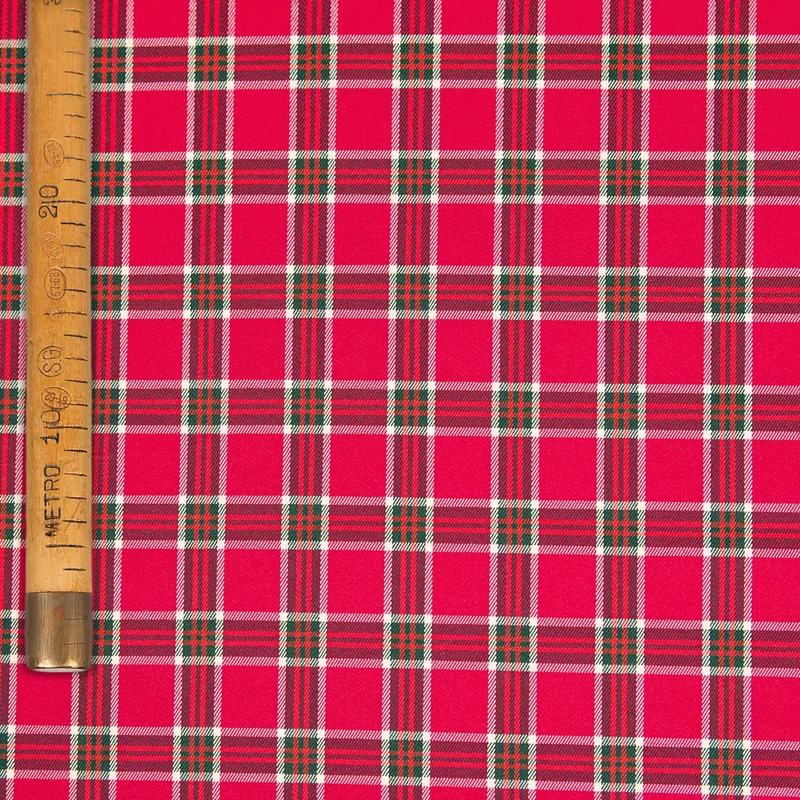Viscosa Elasticizzata Tartan - Punk Royal Save the Queen