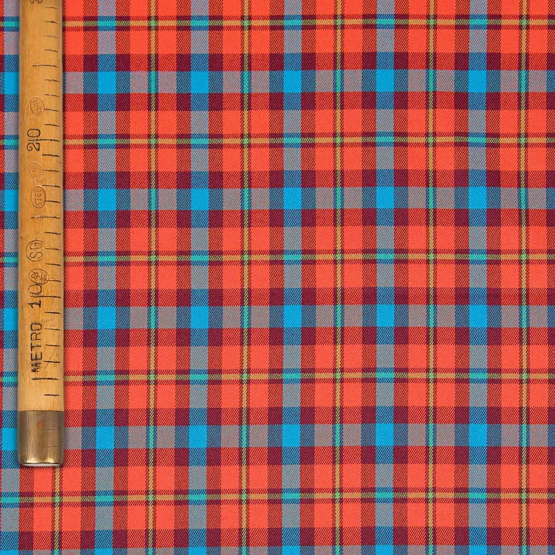 Viscosa Elasticizzata Tartan - Punk Royal Teddy Bear