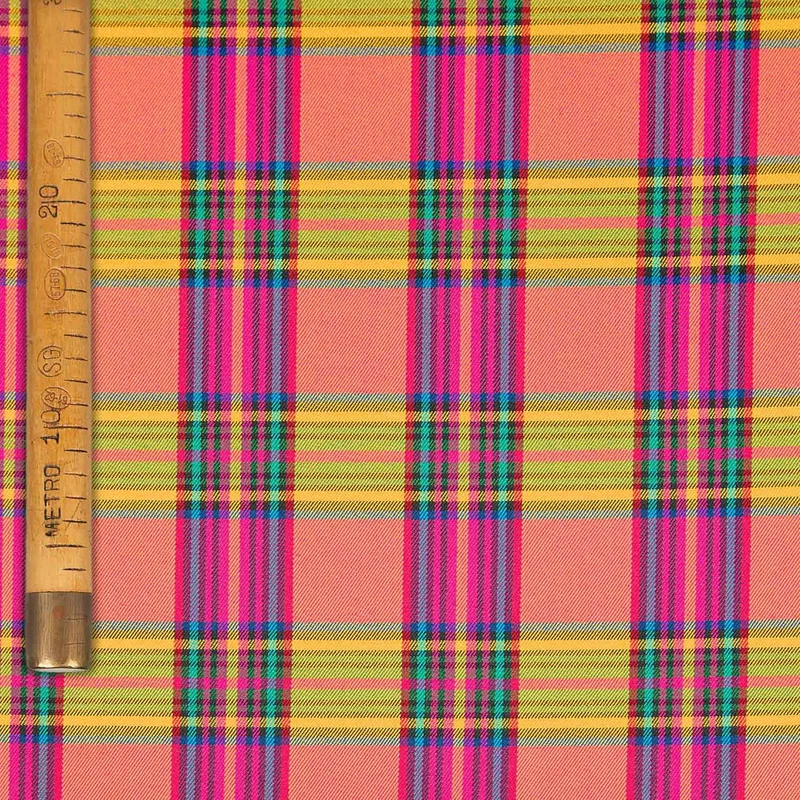 Viscosa Elasticizzata Tartan - Punk Royal Shock