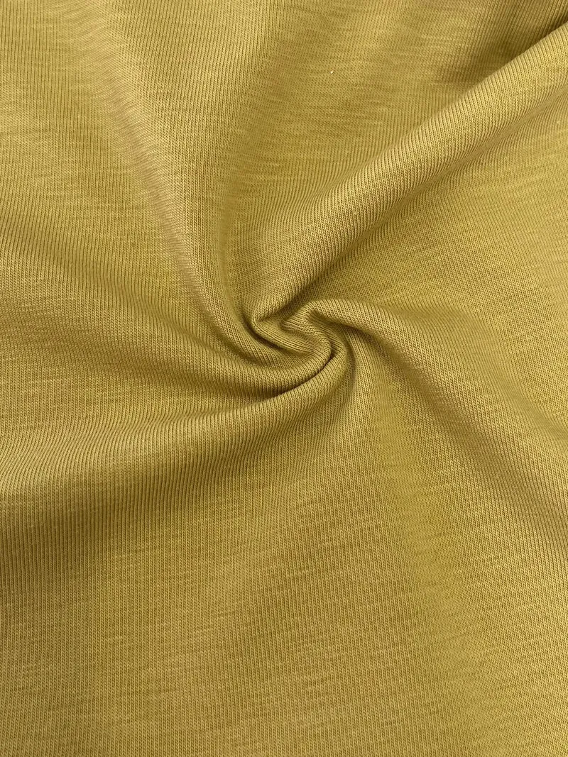 Jersey elasticizzato giallo oro