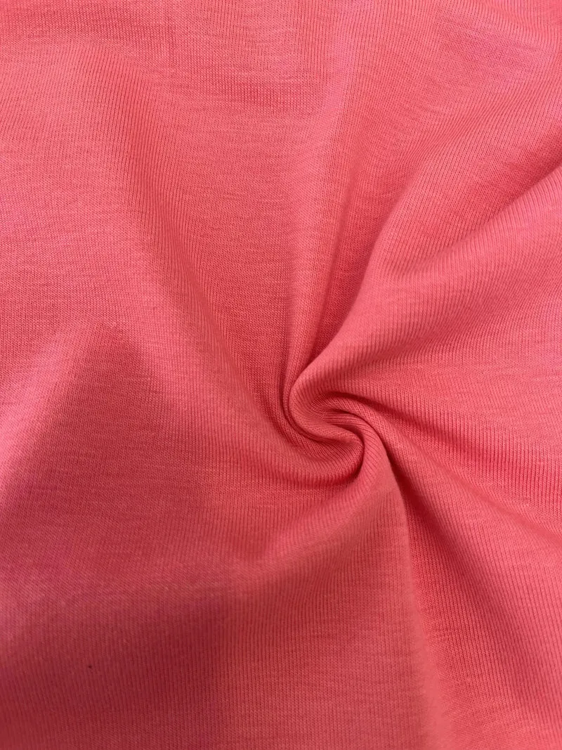 Jersey elasticizzato rosa flamingo