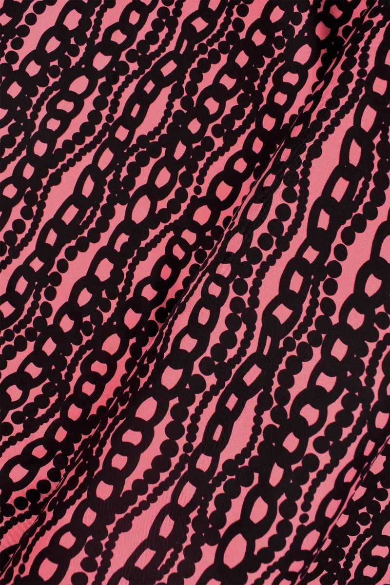 Twill 100% seta fantasia a catene